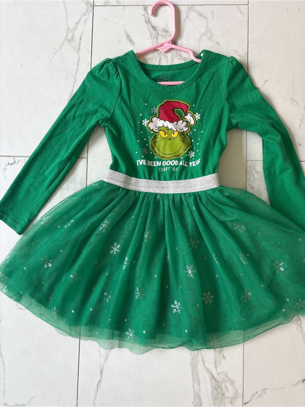 Green Grinch Tulle Dress - Kids Costume